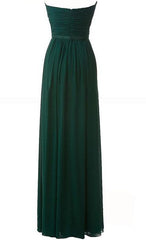 Prom Dress Places Near Me, Wonderful Hunter Green Chiffon Ruffle Sweetheart Floor Length Empire Bridesmaid Dresses