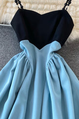 Homecoming Dress Shops Near Me, Blue A-Line Short Dress