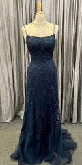 Mermaid Lace Appliques Long Prom Dress Long Formal Dress Party Dress Prom Dress