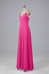 Debutant Dress, Backless Spaghetti Straps Lace Bridesmaid Dresses