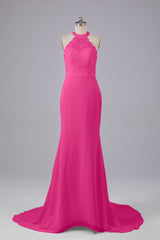 Homecoming Dress Sweetheart, Elegant Halter Court Train Bridesmaid Dresses