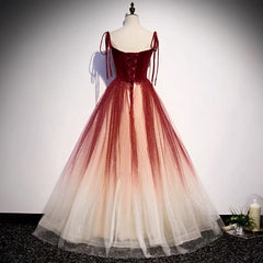 Fairytale Red Gradient Prom Dress