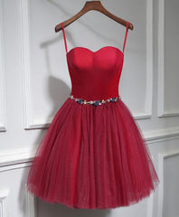 Party Dress Nye, Cute Sweet Neck Short Prom Dress, Mini Dresses