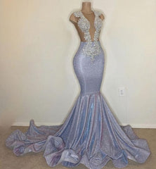 Prom Dress Different, Sequins Prom Dresses, Mermaid Prom Dresses, Sparkly Prom Dresses