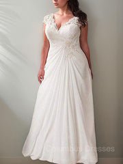 Wedding Dresses Flower, Empire Sweetheart Sweep Train Chiffon Wedding Dresses