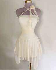 Ivory Homecoming Dresses Short Party Dress