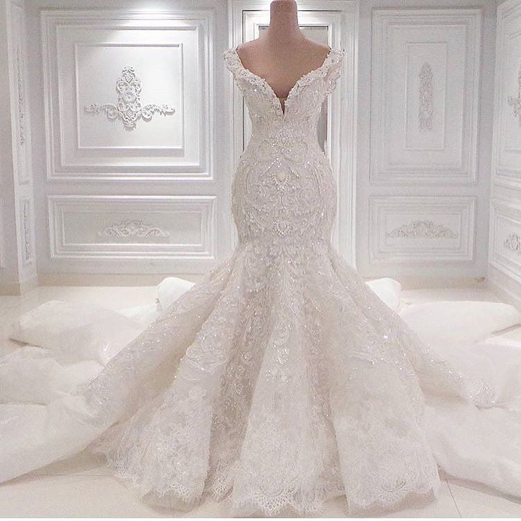 Wedding Dress Dress, New Arrival Mermaid Vintage Wedding Dresses Online Classic V Neck Lace Bridal Gowns Online