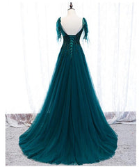 Green Formal Dress Prom Dress Handmade Homecoming Cocktail Formal Evening Dress