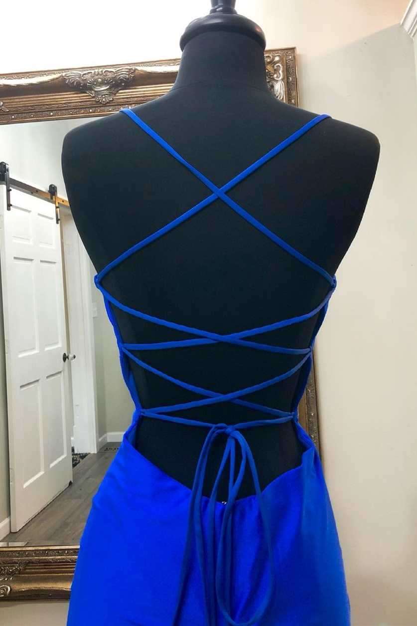 Evenning Dresses Long, Sexy Tight Royal Blue Short Homecoming Dresses