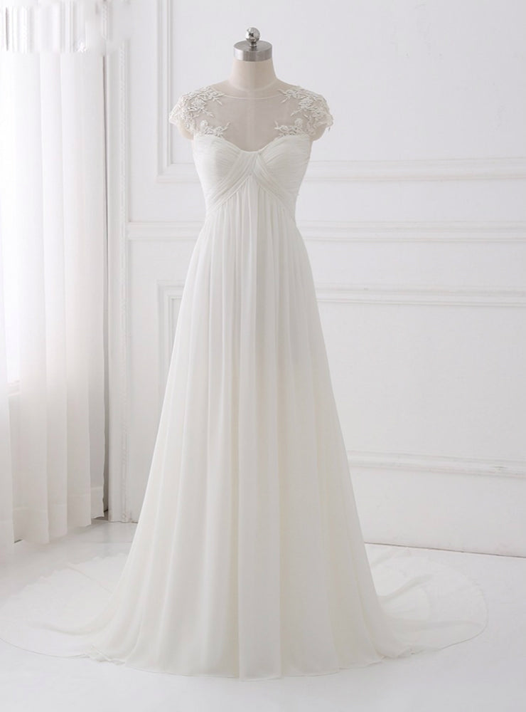 Simple Bohemian Wedding Dresses Wedding Dress Chiffon