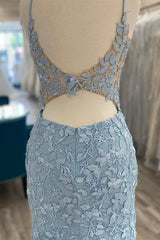 Prom Dresses Shopping, V Neck Light Blue Short Lace Prom Dresses, Light Blue Short Blue Lace Graduation Homecoming Dresses